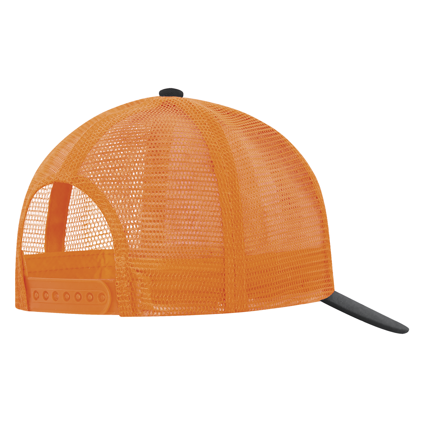 Casquette unisexe noir et orange