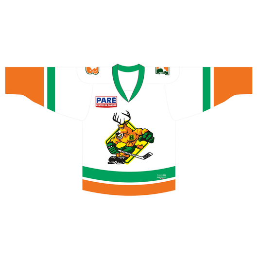 Chandail de hockey blanc - Adulte unisexe