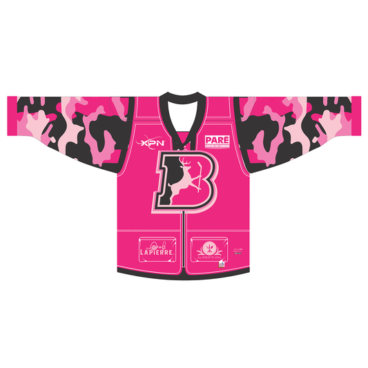 Chandail de hockey partisan pour la lutte contre le cancer - Adulte unisexe