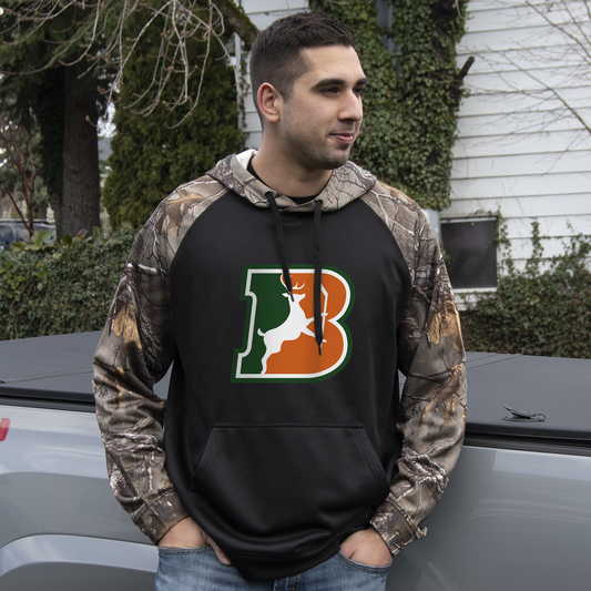 Hoodie noir camo REALTREE - Homme