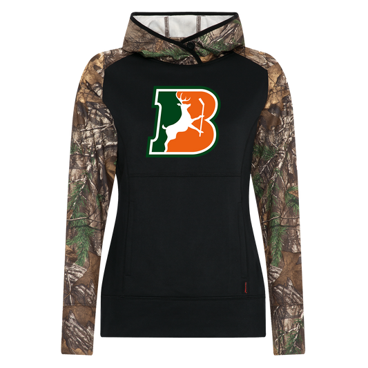 Hoodie noir camo REALTREE - Femme